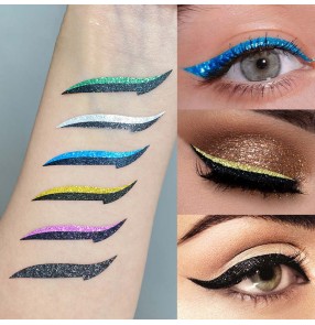 4 pair Women Dance Make up Eyeliner Stickers eye makeup eyeshadow stickers Double eyelid patch Stage performances Nightclub Creative makeup